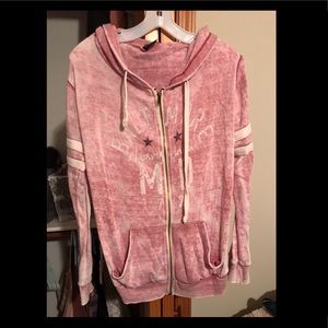 Red Zip-up Sweatshirt